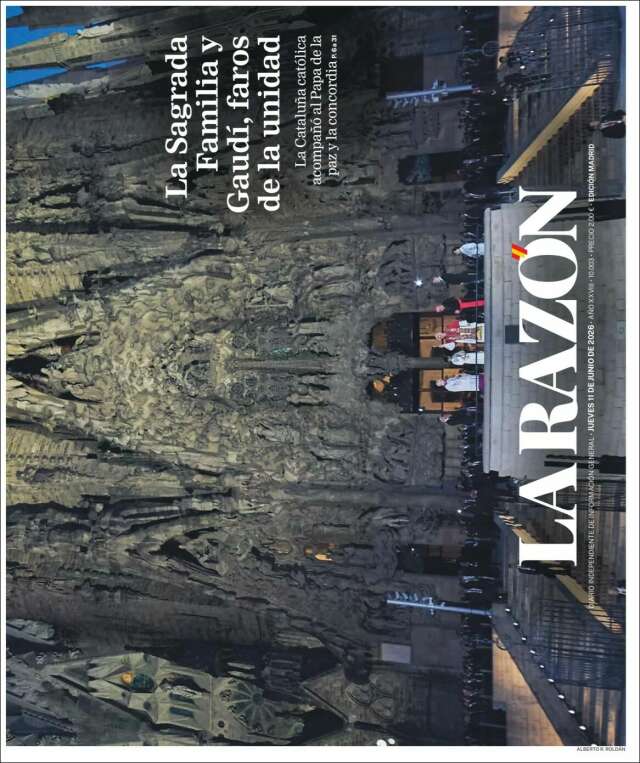 Portada de La Razón