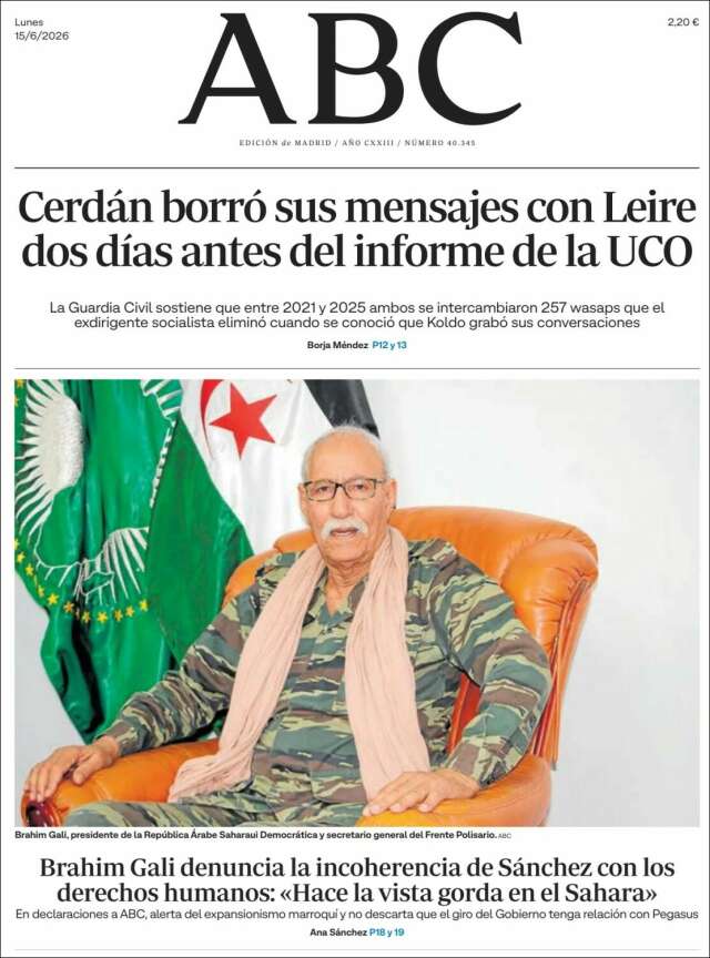 Portada de ABC