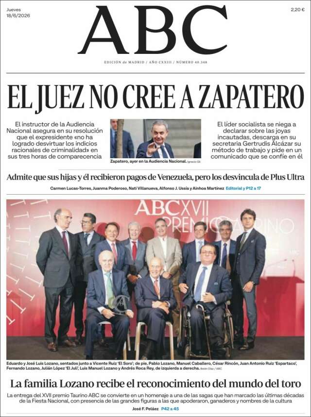 Portada de ABC