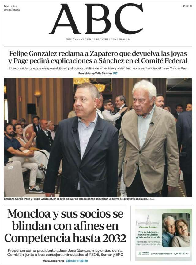 Portada de ABC