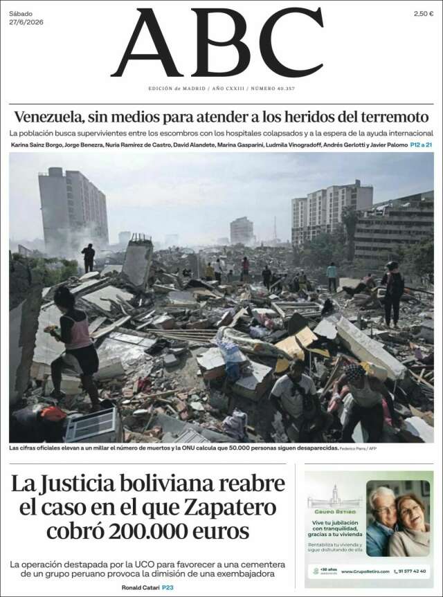 Portada de ABC