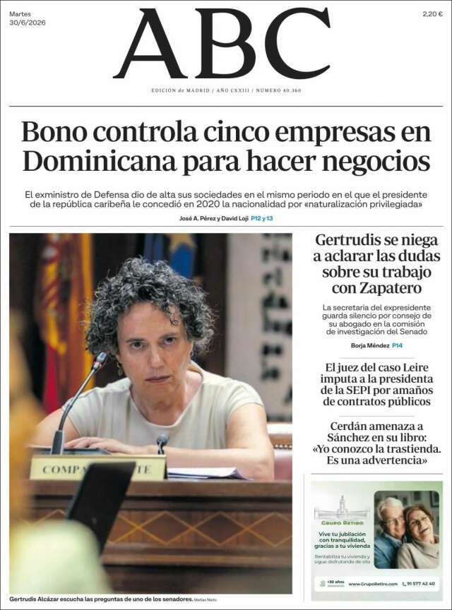 Portada de ABC