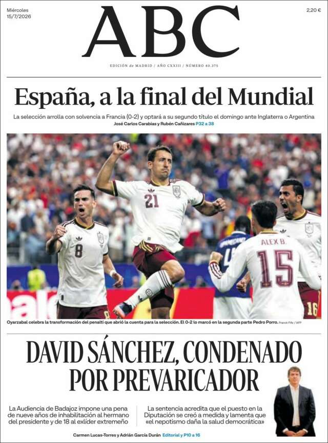 Portada de ABC