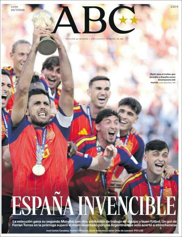Portada de ABC