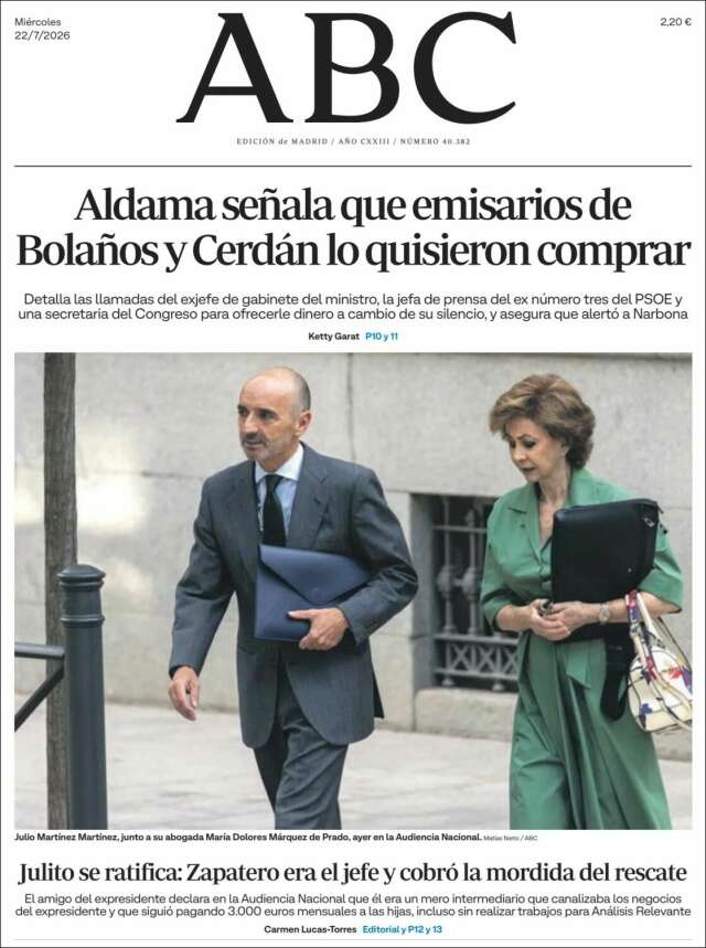 Portada de ABC