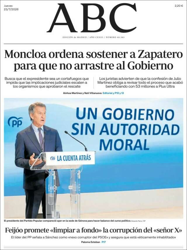 Portada de ABC