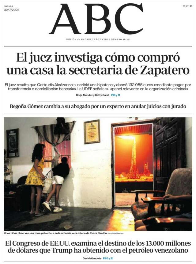 Portada de ABC