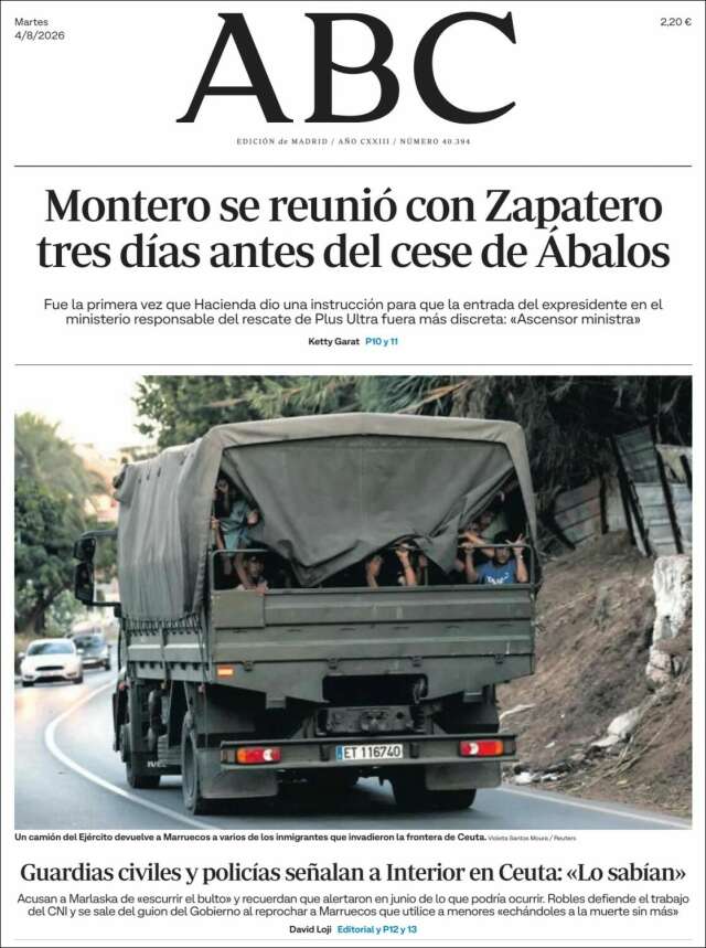 Portada de ABC