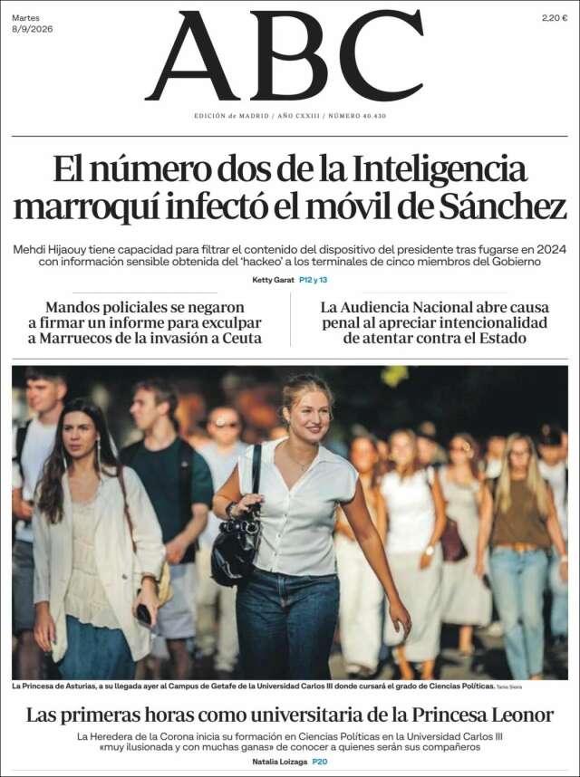 Portada de ABC