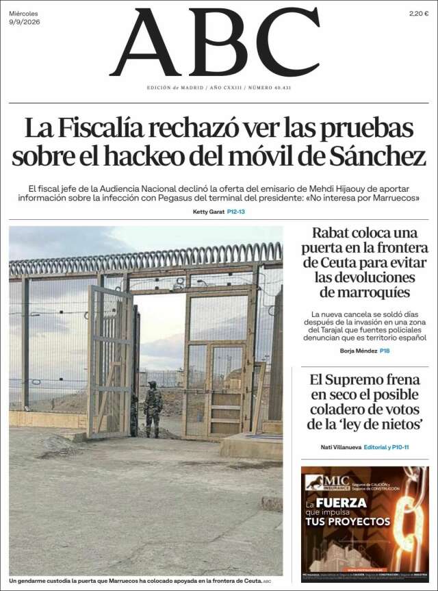 Portada de ABC
