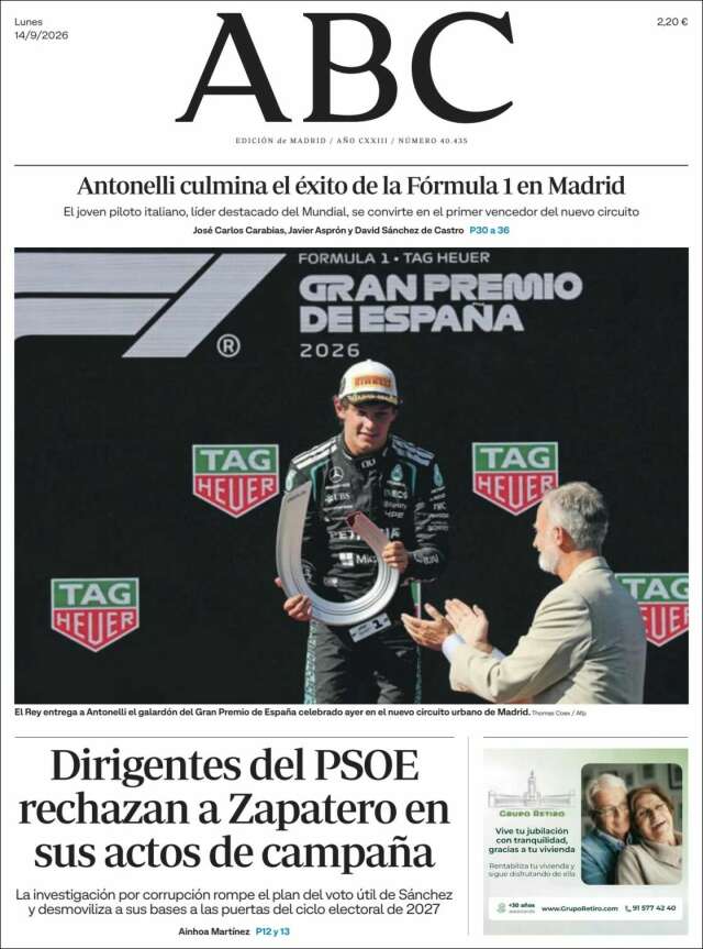 Portada de ABC