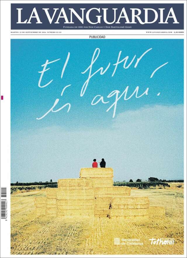 Portada de La Vanguardia
