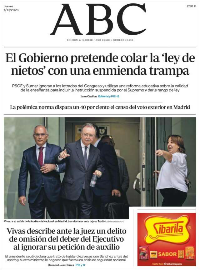 Portada de ABC