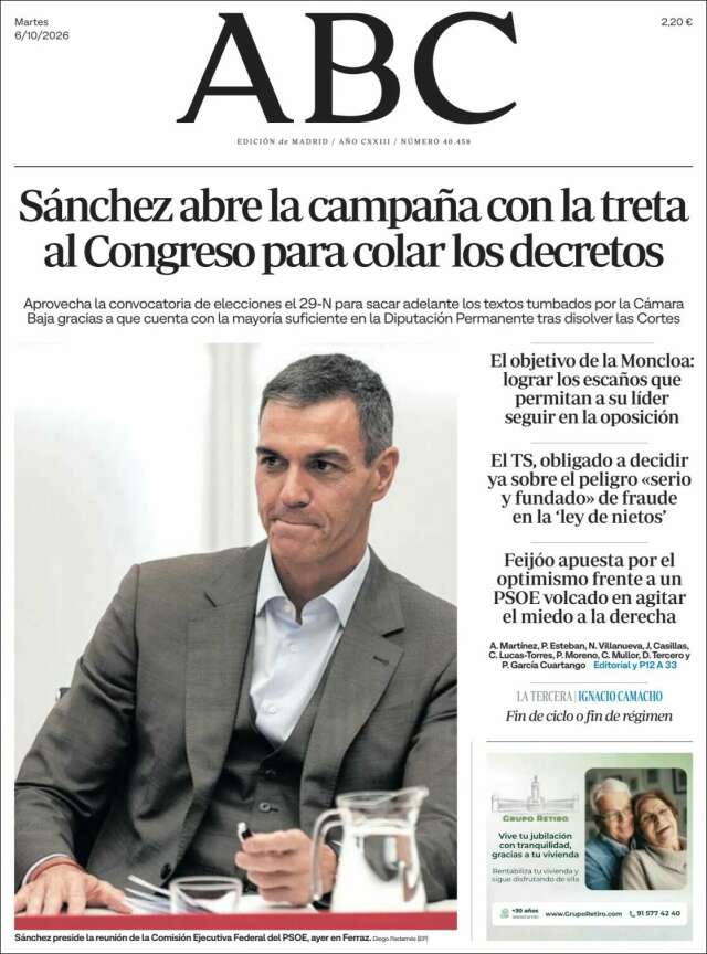 Portada de ABC