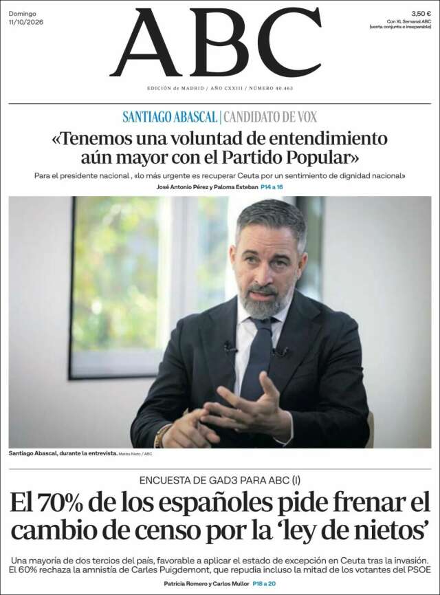 Portada de ABC