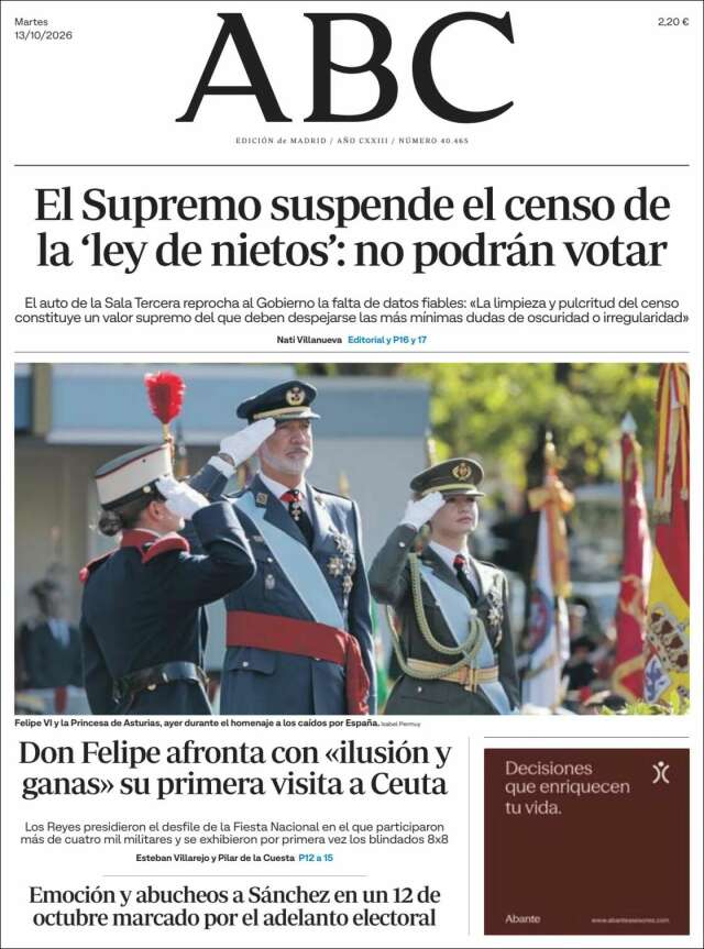 Portada de ABC