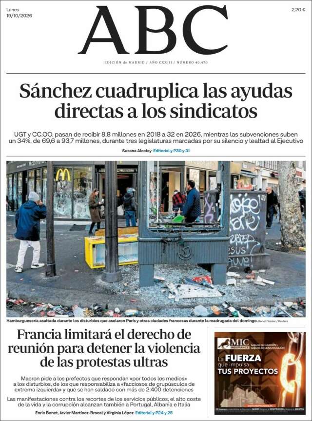 Portada de ABC