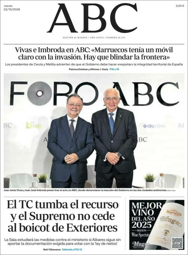 Portada de ABC