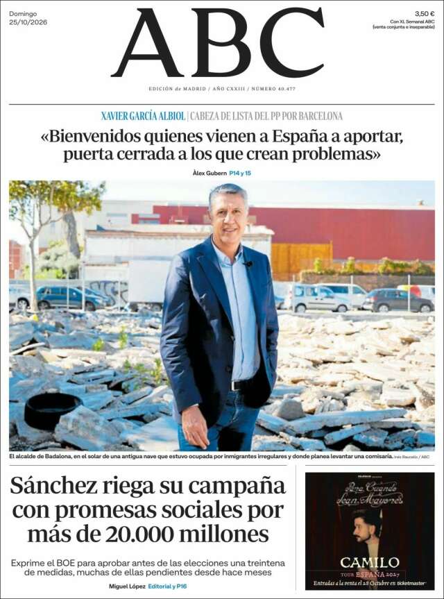 Portada de ABC