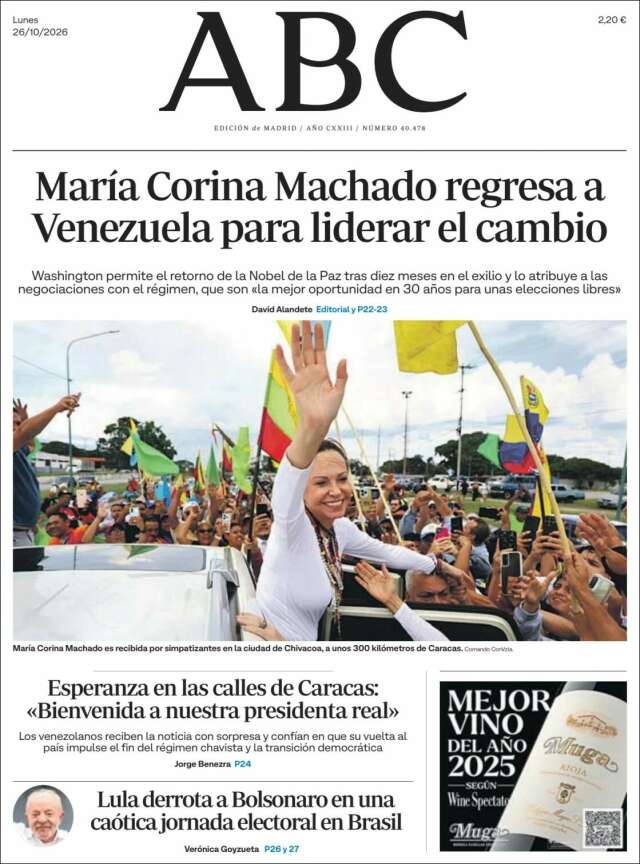 Portada de ABC